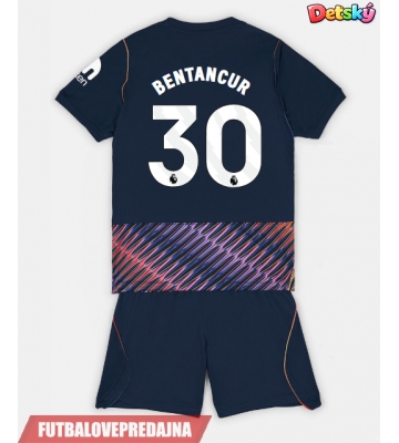 Lacne Dětský Futbalové dres Tottenham Hotspur Rodrigo Bentancur #30 2026-27 Krátky Rukáv - Preč (+ trenírky)